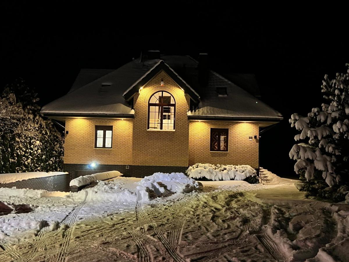 Domwigierski Pl -Jeziorki -Gr- Comfort-Ferienhaus-Polen - Wlasna Linia Brzegowa I Sauna Wysoki Most  Exterior photo