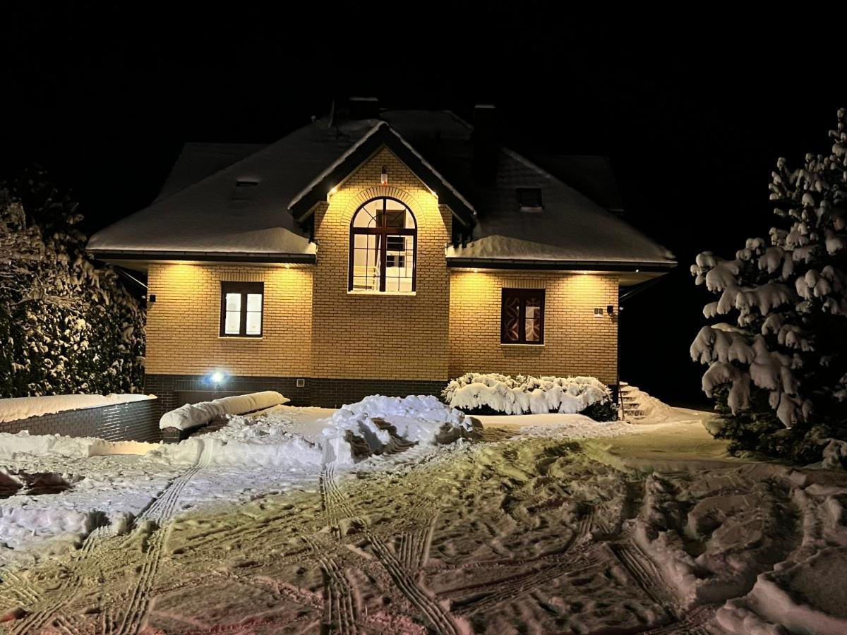 Domwigierski Pl -Jeziorki -Gr- Comfort-Ferienhaus-Polen - Wlasna Linia Brzegowa I Sauna Wysoki Most  Exterior photo