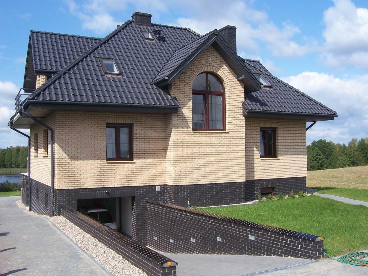 Domwigierski Pl -Jeziorki -Gr- Comfort-Ferienhaus-Polen - Wlasna Linia Brzegowa I Sauna Wysoki Most  Exterior photo