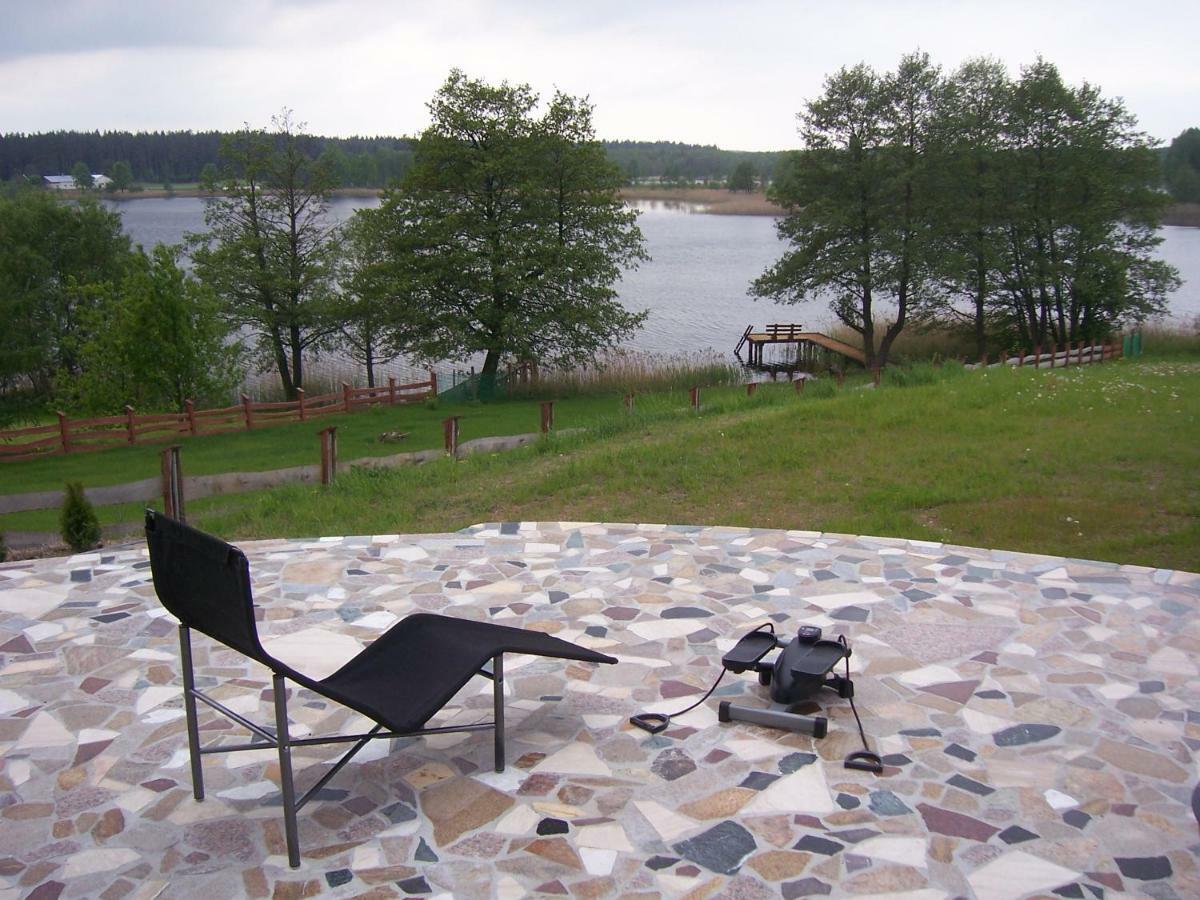 Domwigierski Pl -Jeziorki -Gr- Comfort-Ferienhaus-Polen - Wlasna Linia Brzegowa I Sauna Wysoki Most  Exterior photo